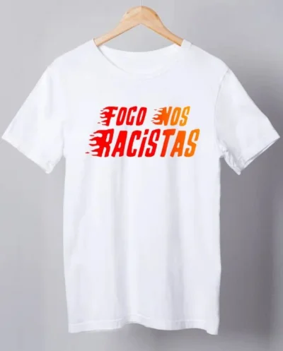 Camiseta Fogo Nos Racistas – Plus Size