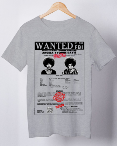Camiseta Angela Davis Wanted – Plus Size