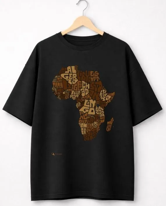 Oversized África Brown Tipografia - Imagem 2