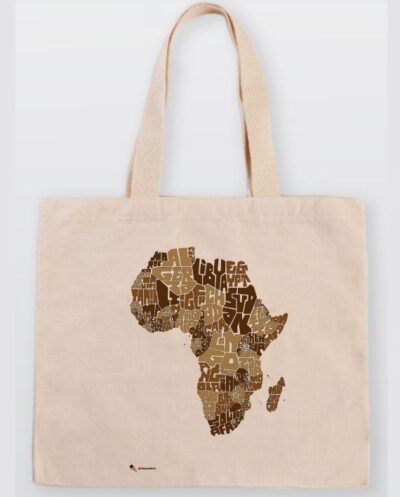 Ecobag África Brown Tipografia