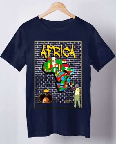 Camiseta África Bandeiras – XGG