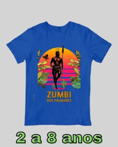 Camiseta Infantil Zumbi dos Palmares (2 a 8 anos)