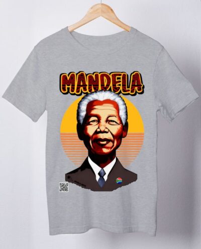 Camiseta Nelson Mandela – Plus Size (QR Code)