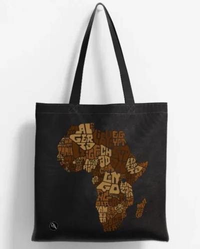 Ecobag África Brown Tipografia