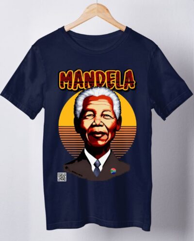 Camiseta Nelson Mandela (QR Code)