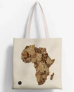 Ecobag África Brown Tipografia