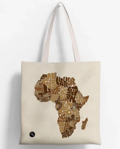 Ecobag África Brown Tipografia