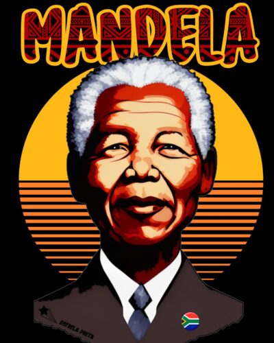 Camiseta Nelson Mandela (QR Code)