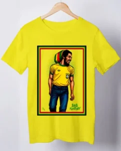 Camiseta Bob Marley - Brasil