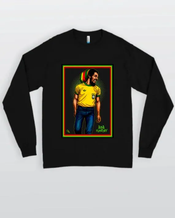 Manga Longa Bob Marley - Brasil - Imagem 2