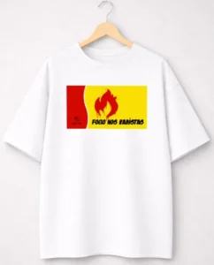 Oversized Fogo Nos Racistas II