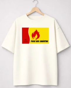 Oversized Fogo Nos Racistas II