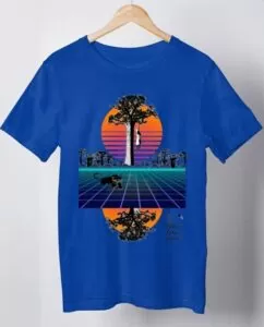 Camiseta Afrofuturista Pôr do Sol