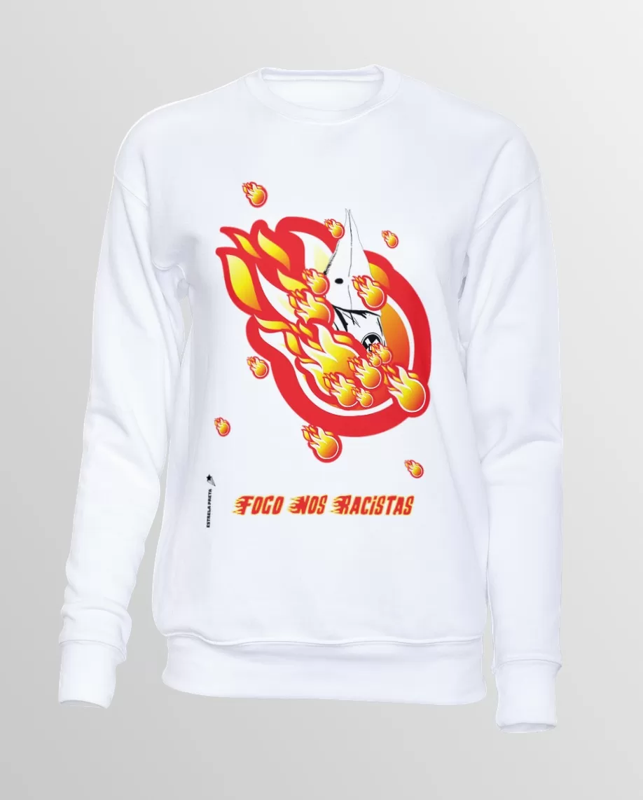 Moletom Fogo Nos Racistas - Imagem 3
