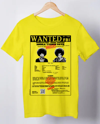 Camiseta Angela Davis Wanted – XGG