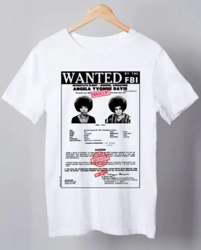 Camiseta Angela Davis Wanted