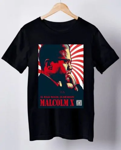 Camiseta Malcolm X – XGG e Plus Size