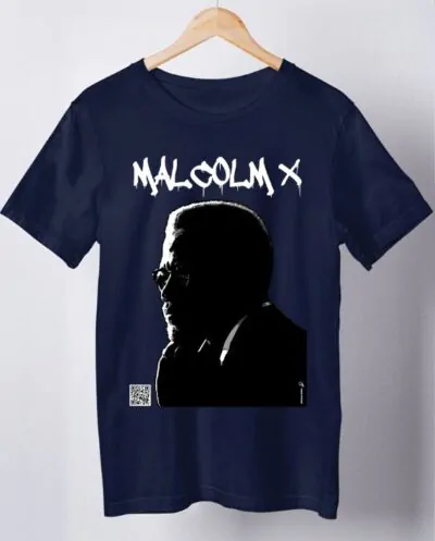 Camiseta Malcolm X Black – Plus Size