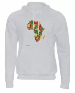 Moletom Canguru África Rasta Tipografia