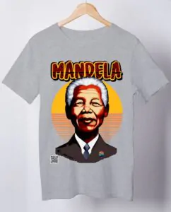 Camiseta Nelson Mandela - Plus Size (QR Code)