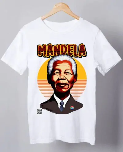 Camiseta Nelson Mandela – Plus Size (QR Code)